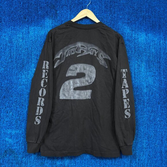 Travis Scott Jackboys 2 Album B1 Pack Cactus Jack Hip Hop Long Sleeve Shirt Size - Picture 1 of 5